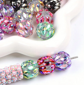 16mm Oval Rhinestone Brights Beads (5pcs)